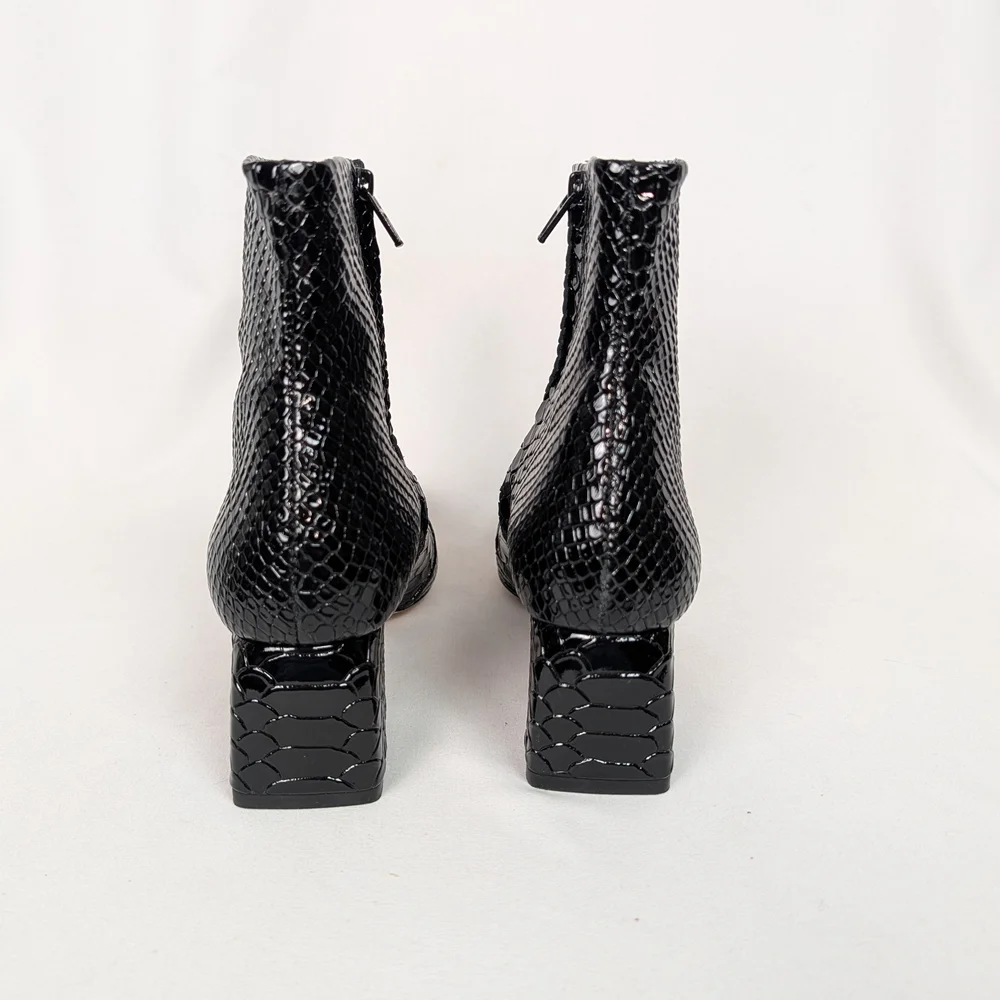 KALDA Marti Embossed Snake Boots